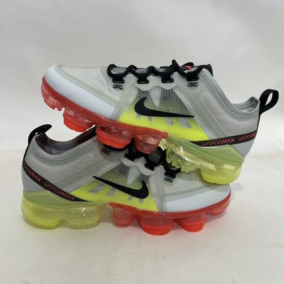 Nike Air Vapormax 2019 GS “Platinum Grey Volt” - Picture 1 of 6